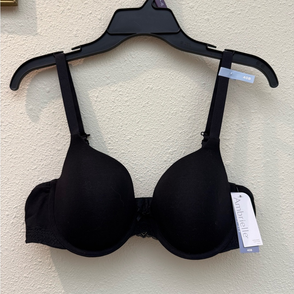 Ambrielle Black Women's Bra NWT 40B